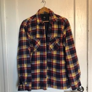 Large STUSSY quilted flannel. RARE